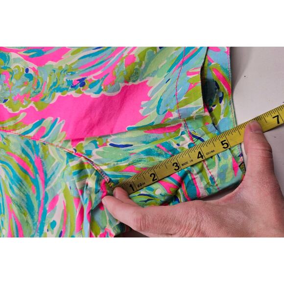 Lilly Pulitzer The Callahan Short S bright Tropical 5” Inseam Casual Preppy EUC - Picture 6 of 8